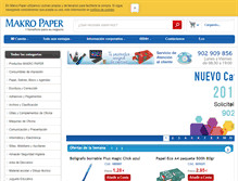 Tablet Screenshot of makropaper.com